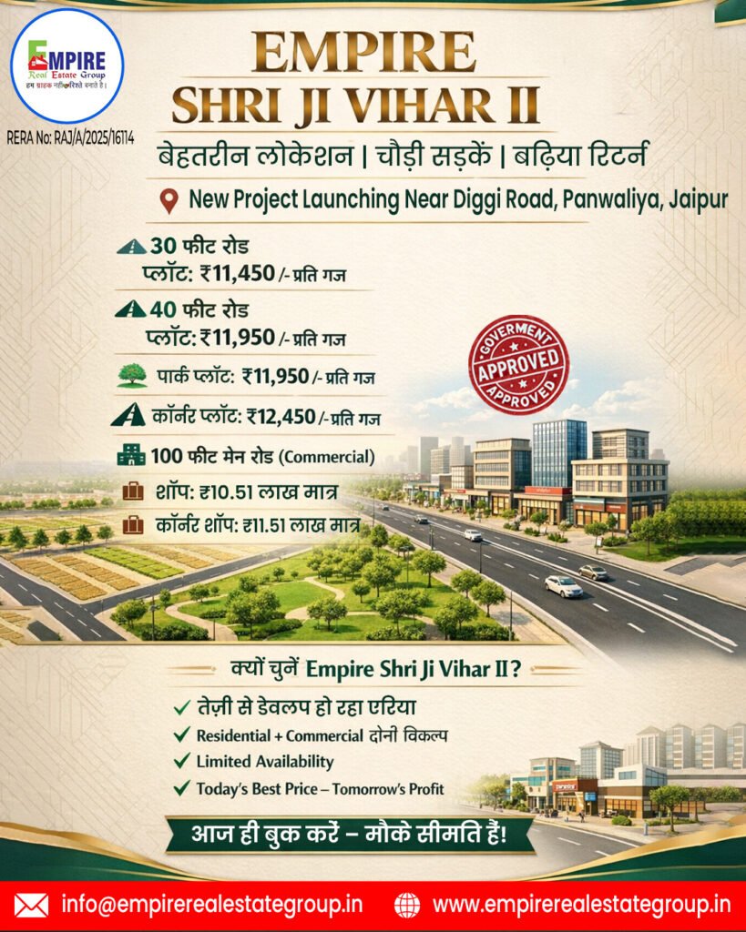 Empire Shri Ji Vihar II – Premium Plots in Jaipur
